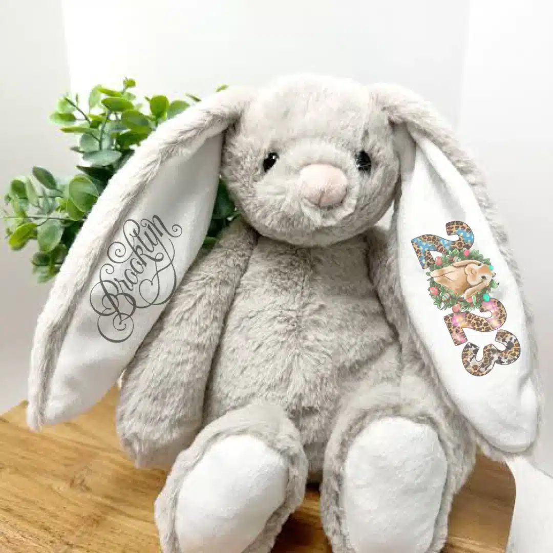 - Image (1) - Memories Made and Personalised - Memories Made and Personalised - - - Personalised Custom Plush Rabbit! - Memories Made and Personalised
