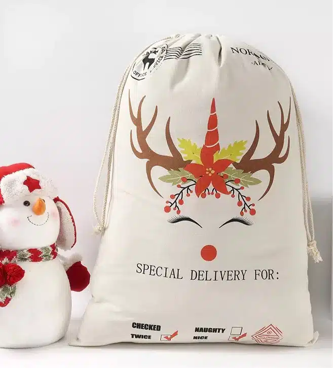 - Image_0d2b016e-7689-4f70-adeb-15d306aa38e7 - Memories Made and Personalised - Memories Made and Personalised - - - Personalised Reindeer Santa Sacks. - Memories Made and Personalised