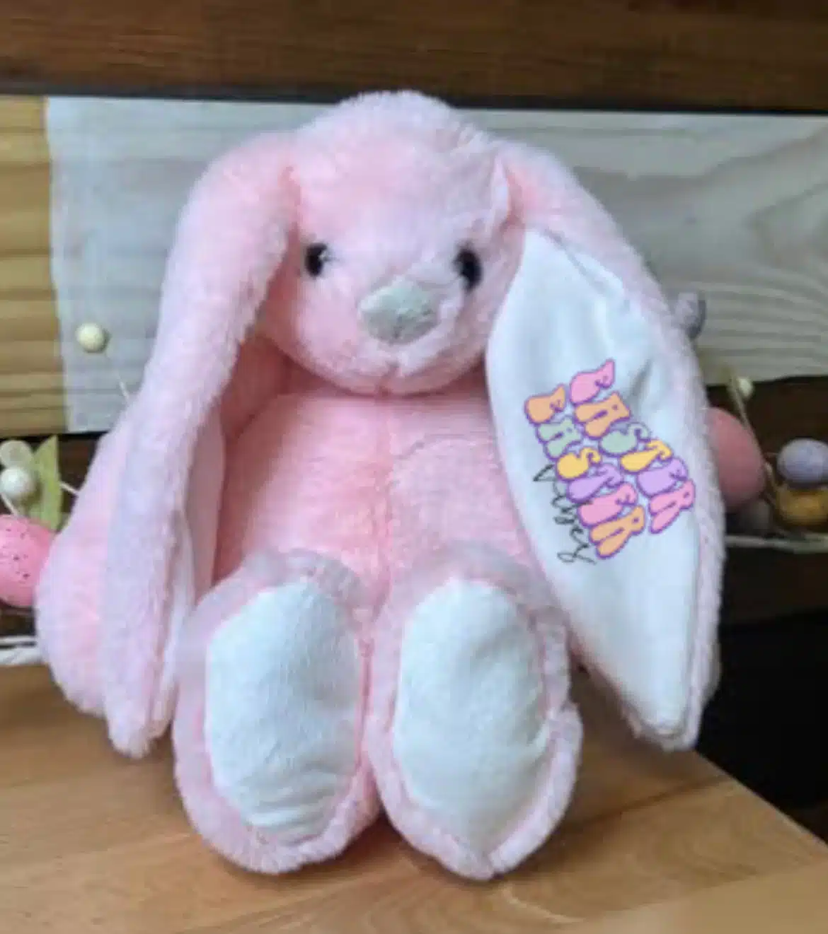 - Image_793f5c25-44da-40f2-9f2a-6d47ec46eee8 - Memories Made and Personalised - Memories Made and Personalised - - - Personalised Custom Plush Rabbit! - Memories Made and Personalised