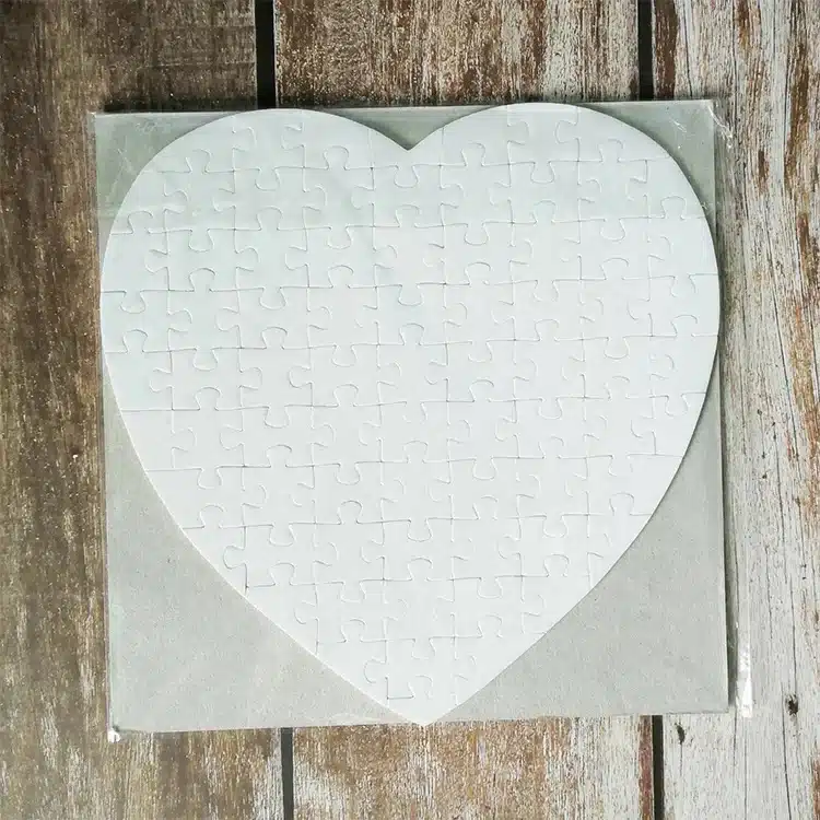- Image_f987b024-7d12-486e-ba22-33b10288bde0 - Memories Made and Personalised - Memories Made and Personalised - Mmp Events Personalised Event Hire Services - - Custom Printed Heart Shaped Puzzle 19cm X 19cm. - Memories Made and Personalised