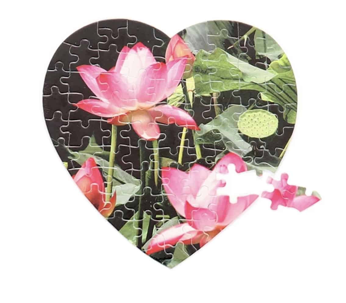 - Img_5248 - Memories Made and Personalised - Memories Made and Personalised - - - Custom Printed Heart Shaped Puzzle 19cm X 19cm. - Memories Made and Personalised