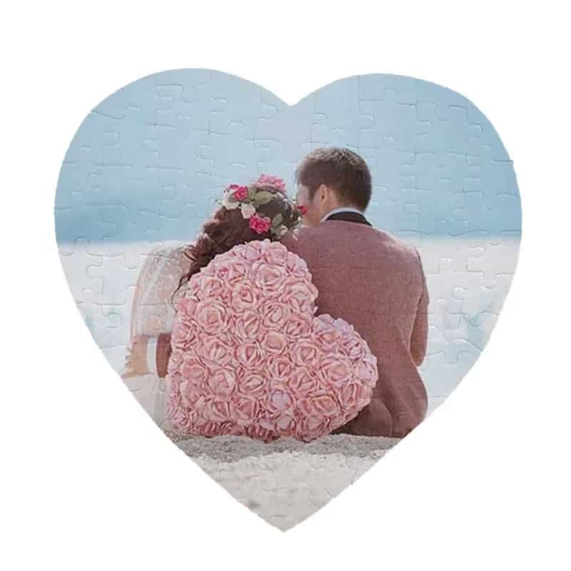 - Img_5251 - Memories Made and Personalised - Memories Made and Personalised - - - Custom Printed Heart Shaped Puzzle 19cm X 19cm. - Memories Made and Personalised