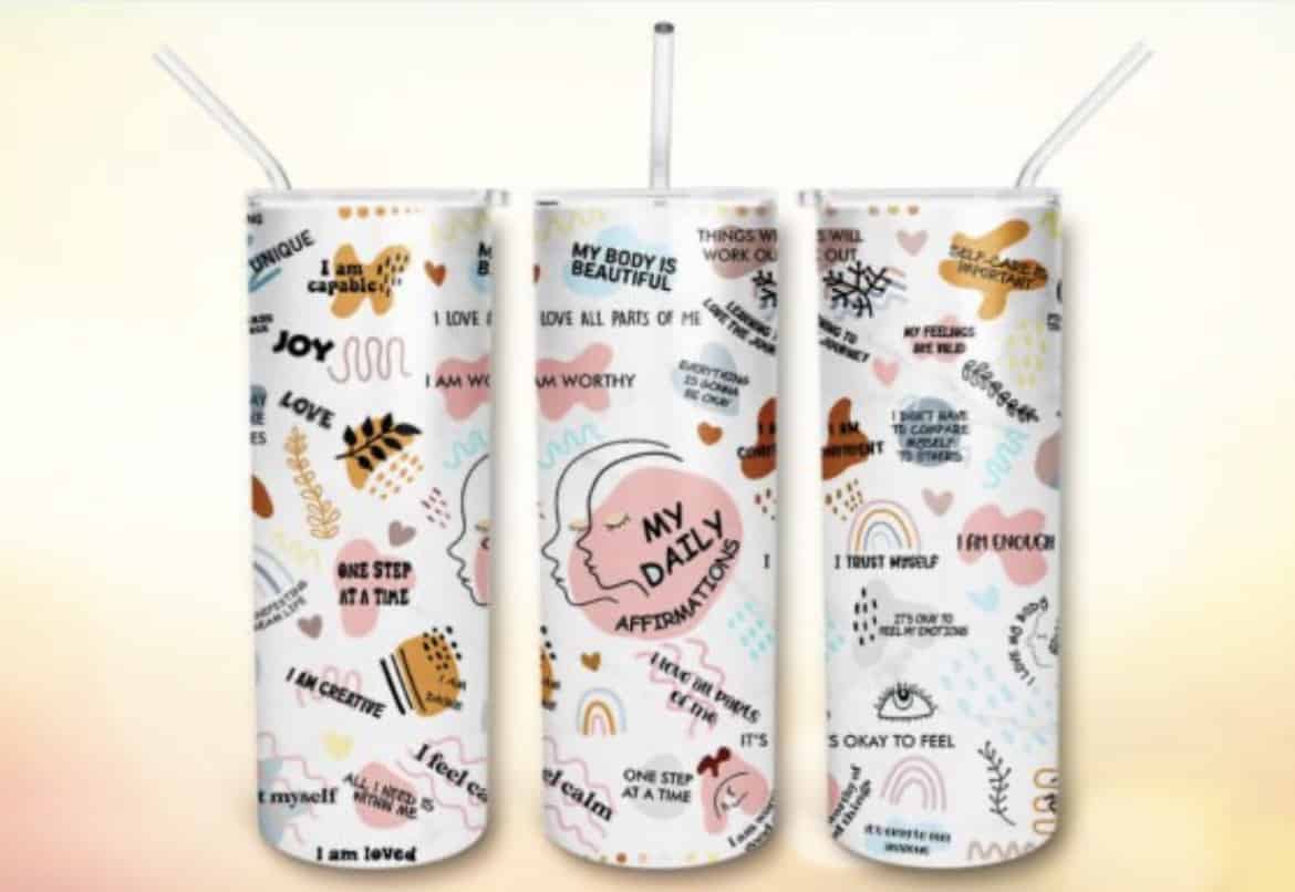 - Img_0036 - Memories Made and Personalised - Memories Made and Personalised - - - My Daily Affirmations 20oz Tumbler - Memories Made
