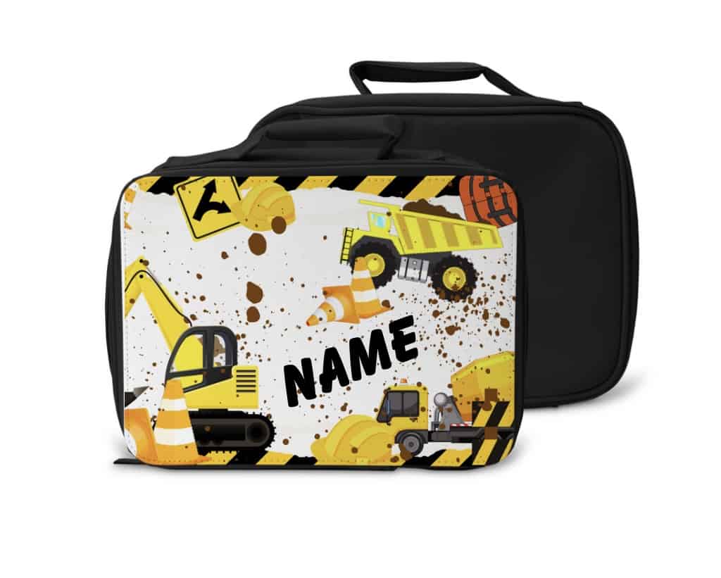 - Img_7783 - Memories Made and Personalised - Memories Made and Personalised - - - Personalised Construction Theme Insulated Lunch Bag - Memories Made and Personalised