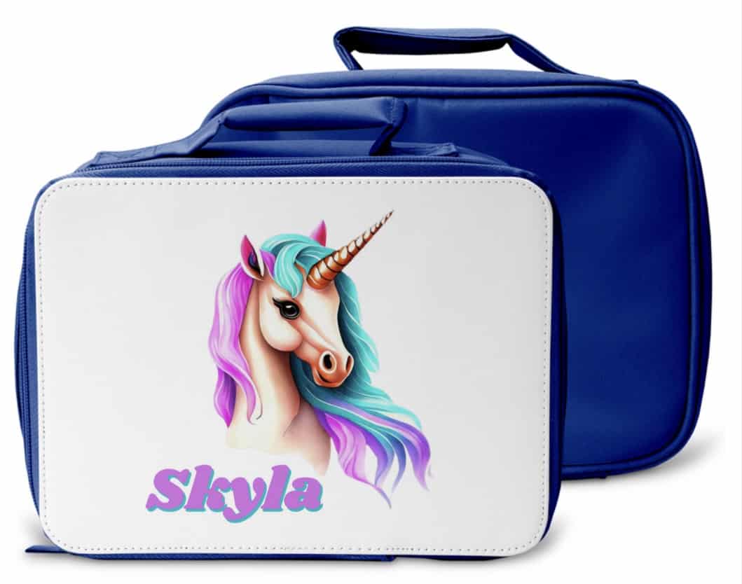 - Img_7800 - Memories Made and Personalised - Memories Made and Personalised - - - Personalised Unicorn Theme Insulated Lunch Bag - Memories Made and Personalised