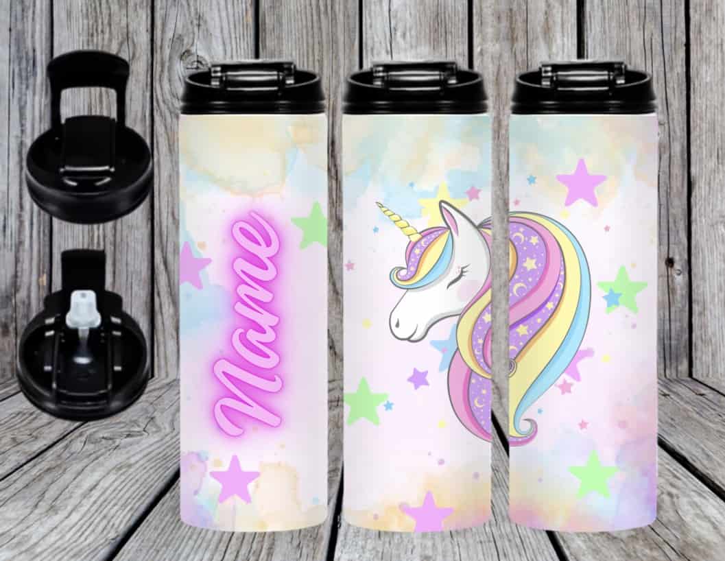 - Img_3028 - Memories Made and Personalised - Memories Made and Personalised - - - Personalised Unicorn Multi – Lid 20oz Tumbler -