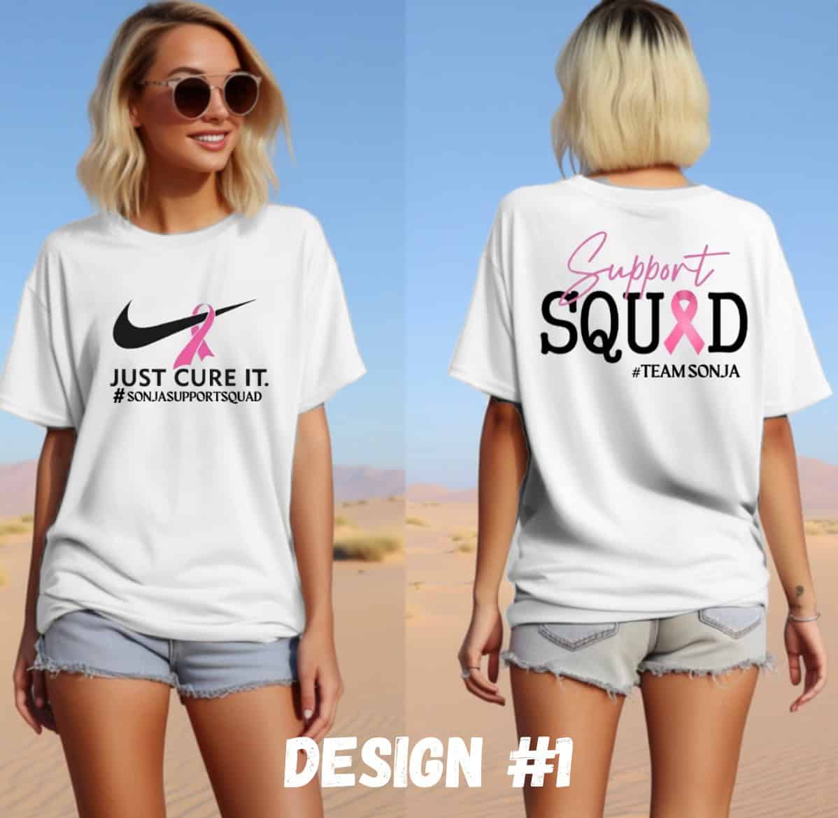 - Design 1 – 1 - Memories Made and Personalised - Memories Made and Personalised - - - Sonja Support Squad Shirt Woman - Memories Made &