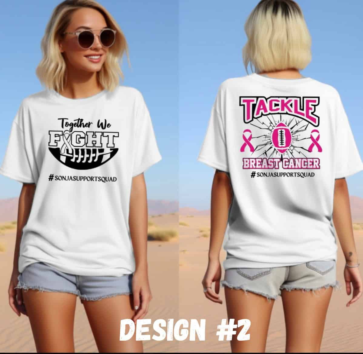 - Design 1 – 2 - Memories Made and Personalised - Memories Made and Personalised - - - Sonja Support Squad Shirt Woman - Memories Made &