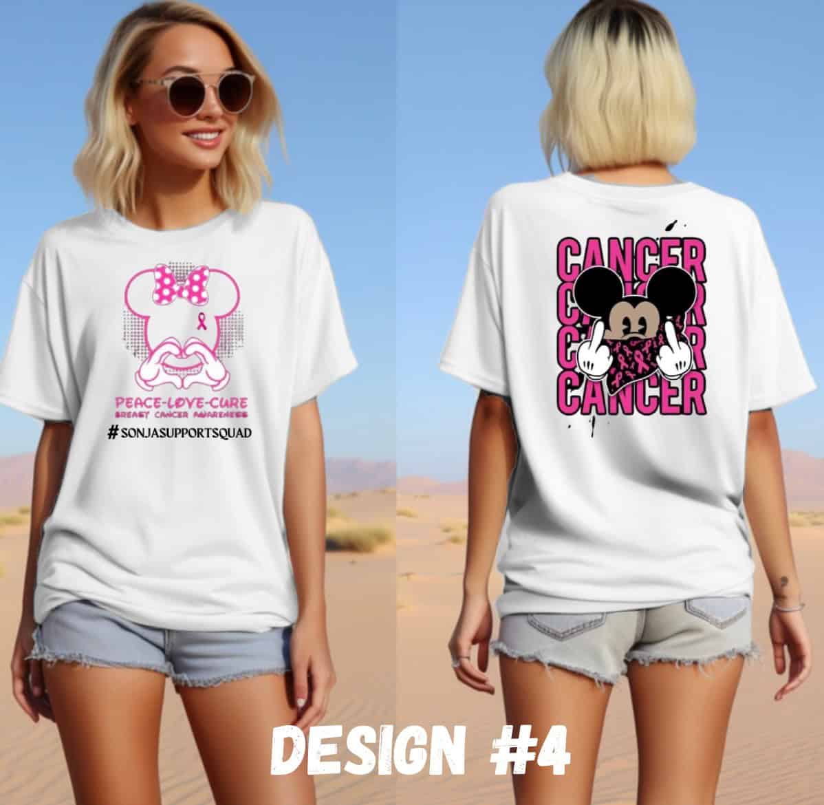 - Design 1 – 4 - Memories Made and Personalised - Memories Made and Personalised - - - Sonja Support Squad Shirt Woman - Memories Made &