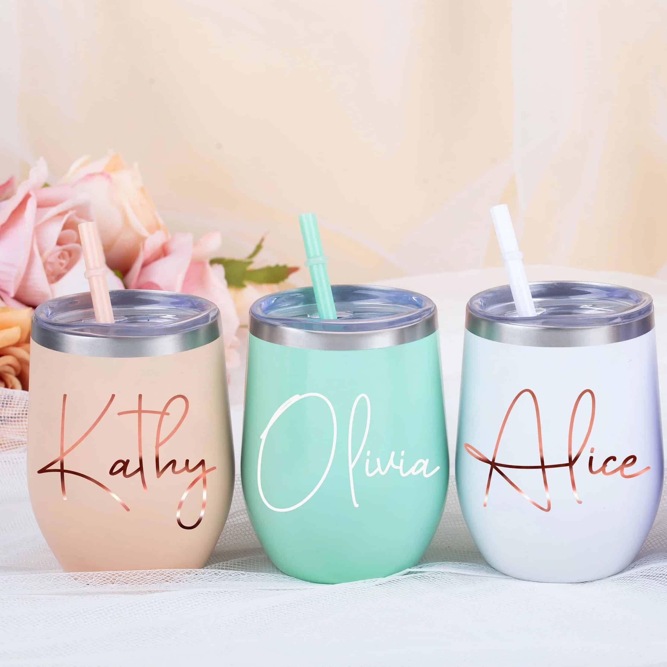 - Img_6935 - Memories Made and Personalised - Memories Made and Personalised - - - 12 0z Custom Stainless Steel Wine Tumbler