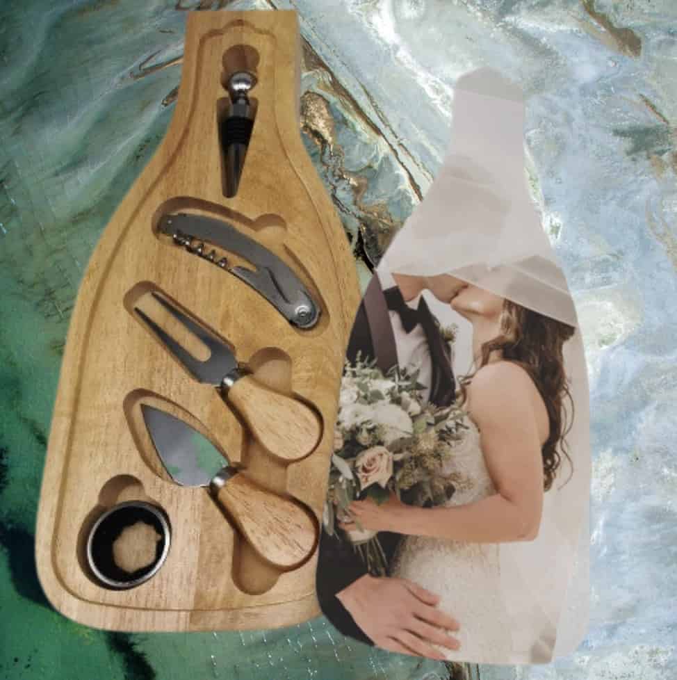 - Img_6247 - Memories Made and Personalised - Memories Made and Personalised - - - Custom Printed Glass Lid Cheese & Wine Board 5 Piece Set