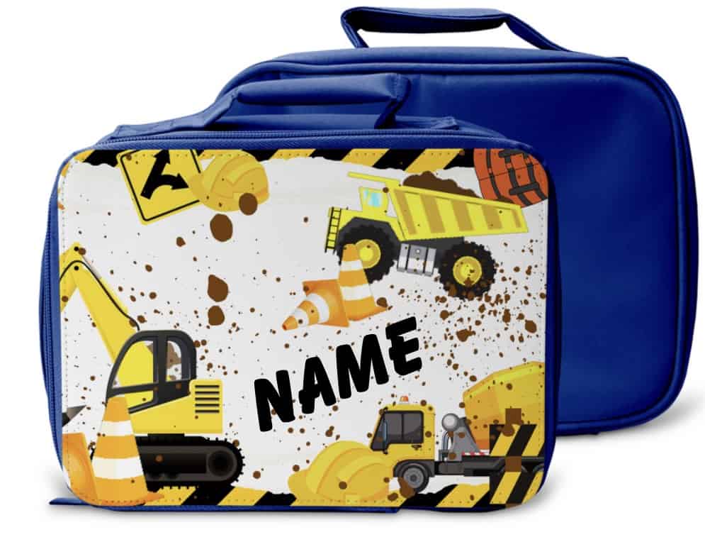 - Img_7784 - Memories Made and Personalised - Memories Made and Personalised - - - Personalised Construction Theme Insulated Lunch Bag - Memories Made and Personalised