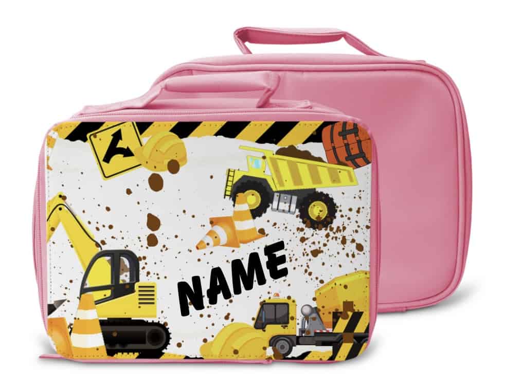 - Img_7785 - Memories Made and Personalised - Memories Made and Personalised - - - Personalised Construction Theme Insulated Lunch Bag - Memories Made and Personalised