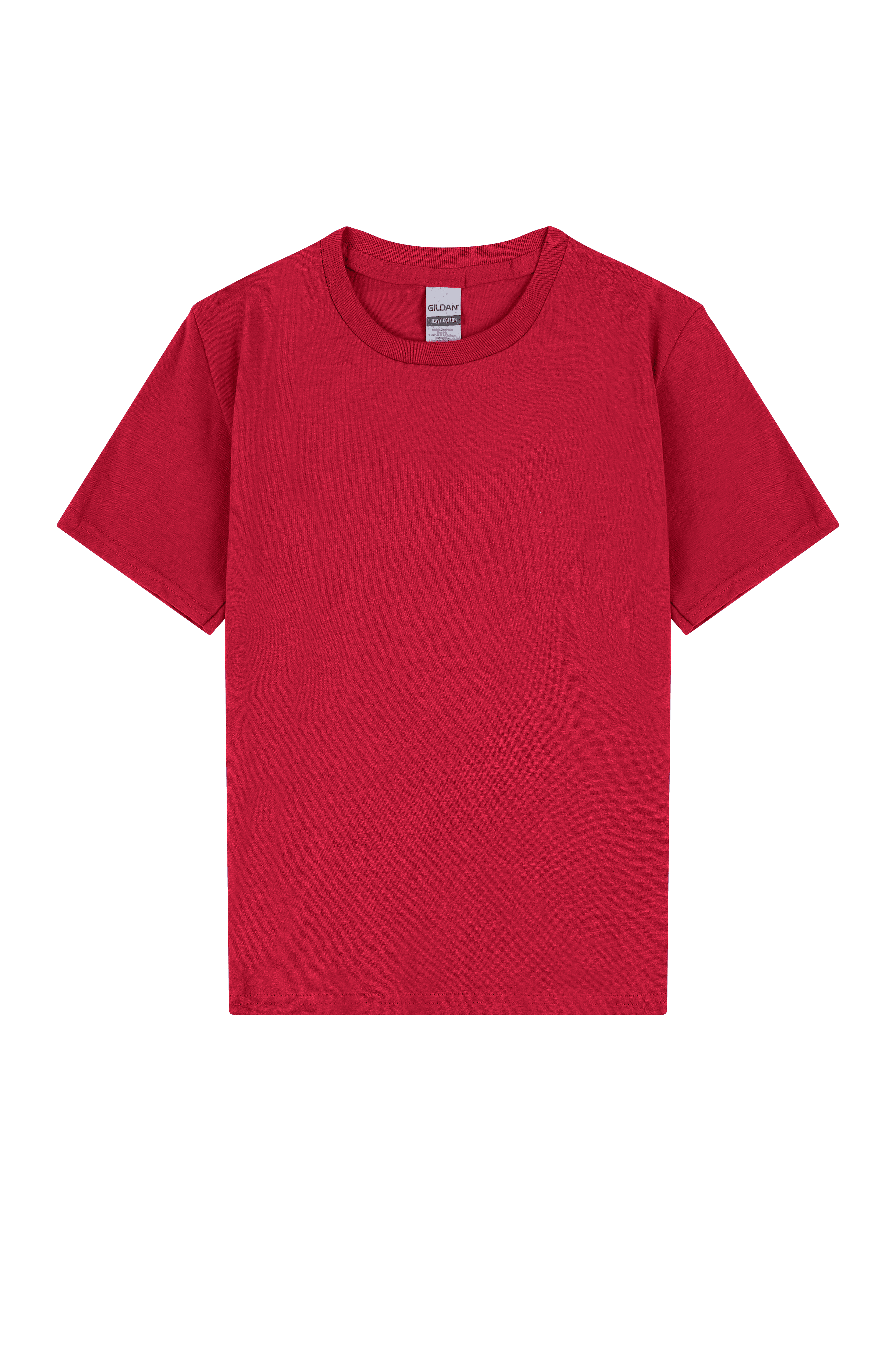 - Gildan-5000b-cardinal-red-front.png - Memories Made and Personalised - Memories Made and Personalised - - - Custom Printed Youth Cotton T Shirt - Memories Made