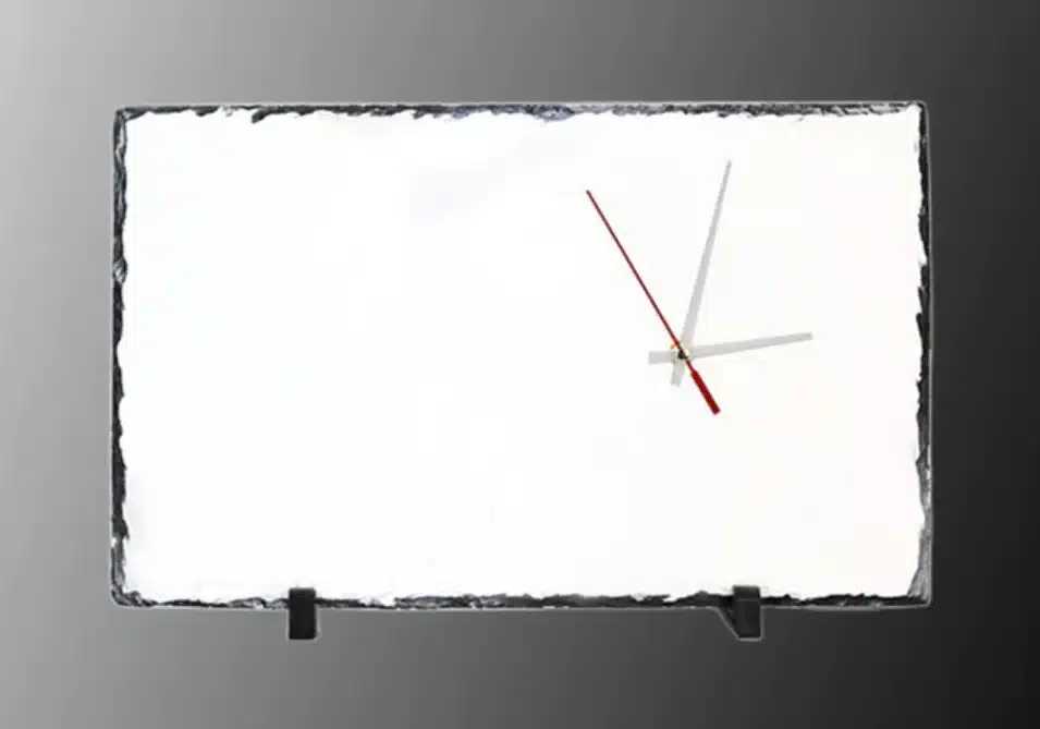 - Image_a4fa2c16-4208-4dda-8c56-b391188107e3 - Memories Made and Personalised - Memories Made and Personalised - - - Custom Printed Slate Photo Clock 25cm X 17cm. - Memories Made and Personalised