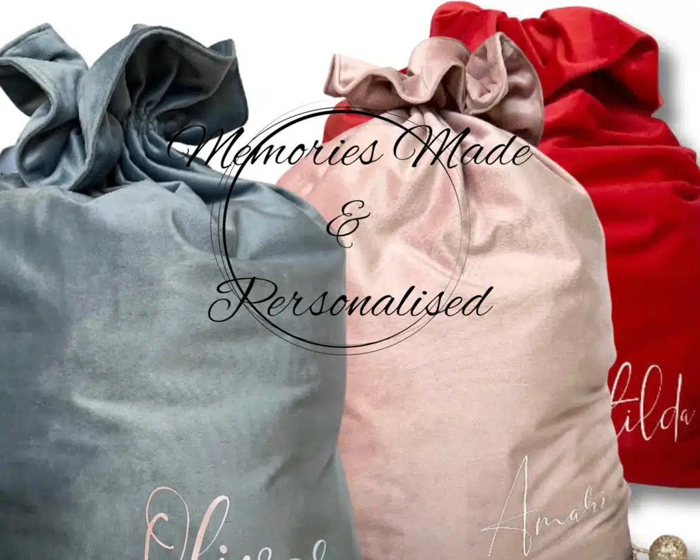 - Image_d164e458-2b51-4780-abdc-c79e020ee8db - Memories Made and Personalised - Memories Made and Personalised - - - Personalised Luxurious Velvet Christmas Sacks. - Memories Made and Personalised