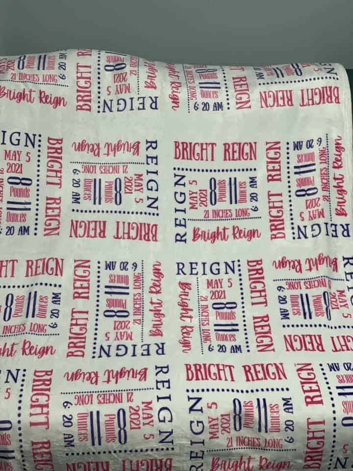 - Img_5364 - Memories Made and Personalised - Memories Made and Personalised - - - Custom Printed Baby Blanket - Memories Made and Personalised