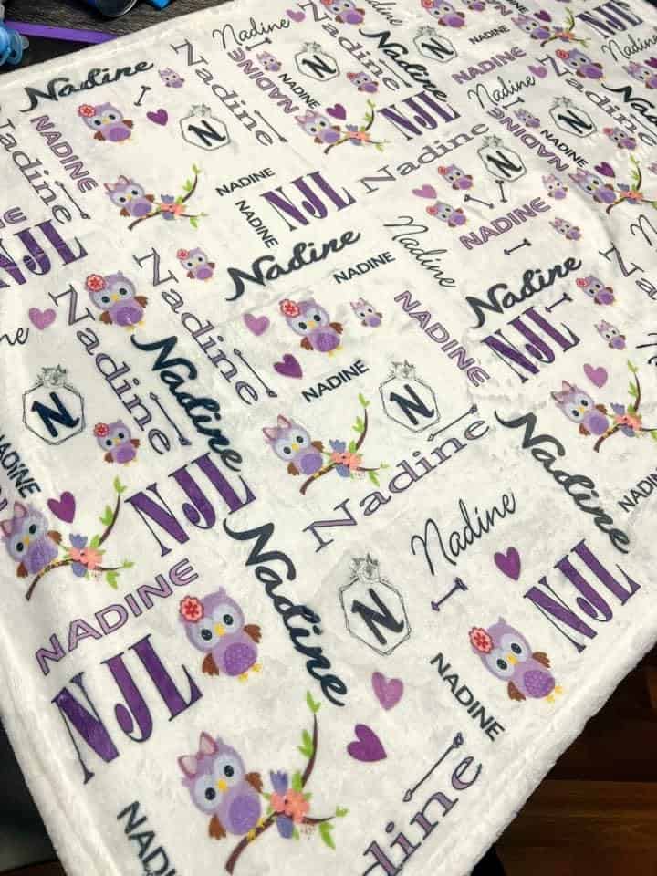 - Img_5419 - Memories Made and Personalised - Memories Made and Personalised - - - Custom Printed Baby Blanket - Memories Made and Personalised